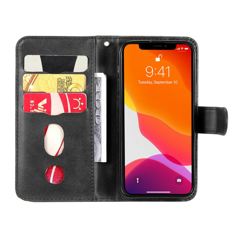 Housse iPhone 13 Mini Vintage Porte-Monnaie Housse iPhone 13 Mini Vintage Porte-Monnaie