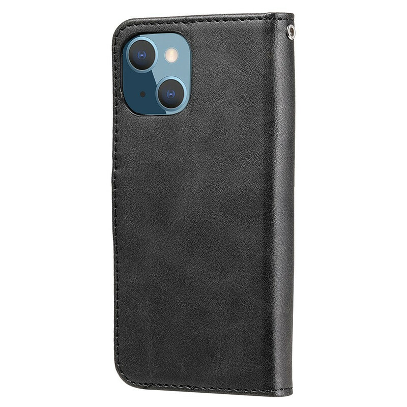 Housse iPhone 13 Mini Vintage Porte-Monnaie Housse iPhone 13 Mini Vintage Porte-Monnaie