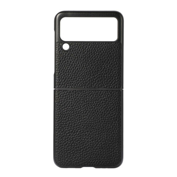 Coque Samsung Galaxy Z Flip 3 5G Véritable Cuir Litchi Color