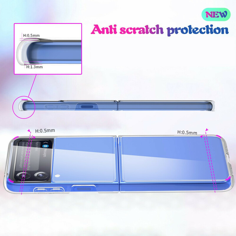 Coque Samsung Galaxy Z Flip 3 5G Transparente Coque Samsung Galaxy Z Flip 3 5G Transparente