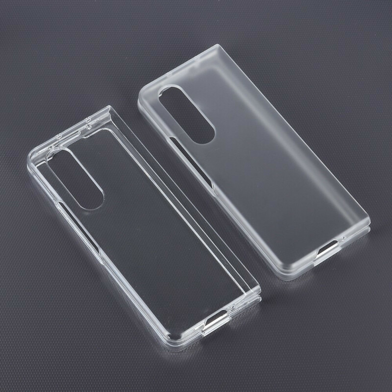 Coque Samsung Galaxy Z Fold 3 5G Plastique Transparent Mat Coque Samsung Galaxy Z Fold 3 5G Plastique Transparent Mat