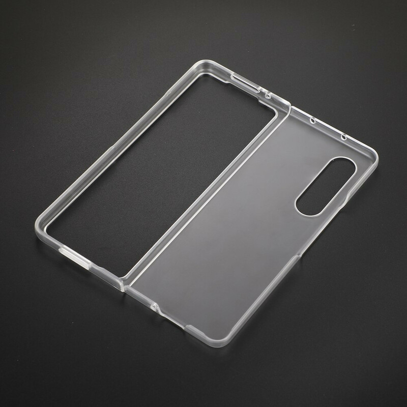 Coque Samsung Galaxy Z Fold 3 5G Plastique Transparent Mat Coque Samsung Galaxy Z Fold 3 5G Plastique Transparent Mat