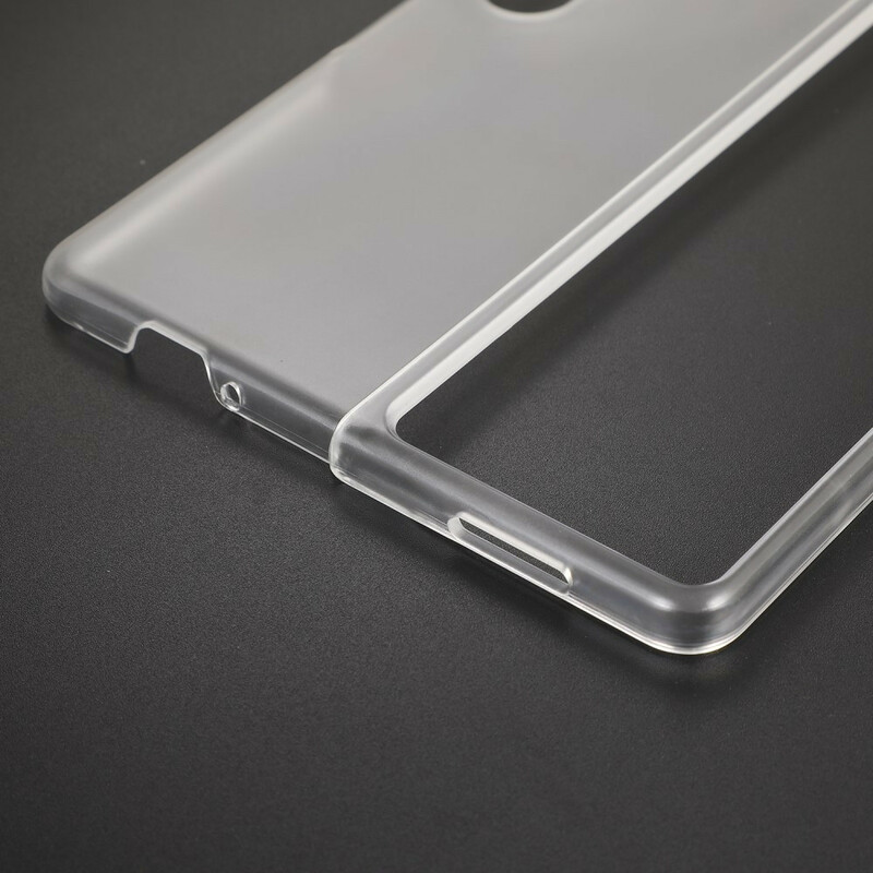 Coque Samsung Galaxy Z Fold 3 5G Plastique Transparent Mat Coque Samsung Galaxy Z Fold 3 5G Plastique Transparent Mat