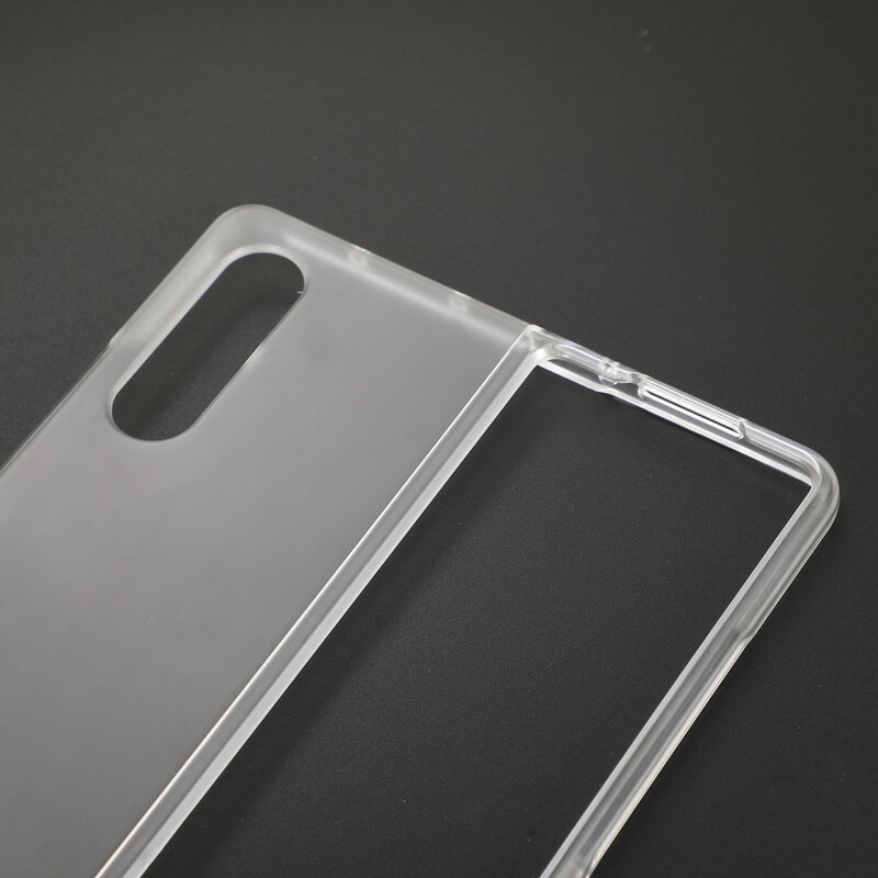 Coque Samsung Galaxy Z Fold 3 5G Plastique Transparent Mat Coque Samsung Galaxy Z Fold 3 5G Plastique Transparent Mat