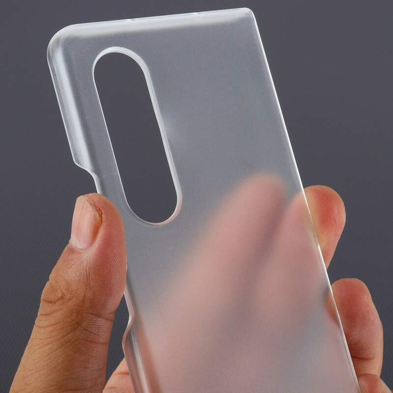 Coque Samsung Galaxy Z Fold 3 5G Plastique Transparent Mat Coque Samsung Galaxy Z Fold 3 5G Plastique Transparent Mat