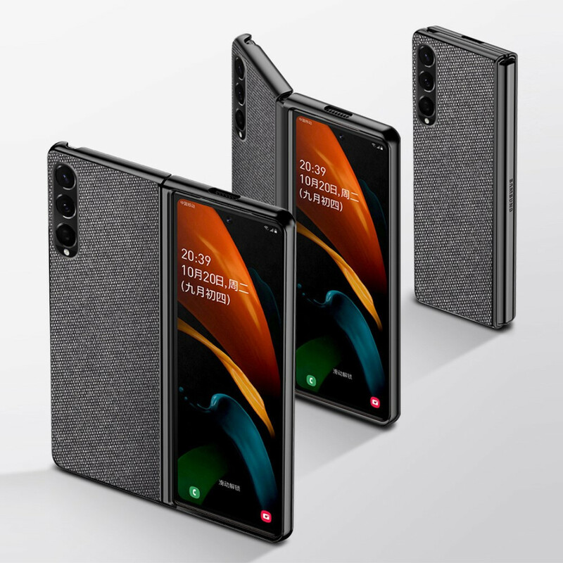 Coque Samsung Galaxy Z Fold 3 5G Effet Cuir Texturé Coque Samsung Galaxy Z Fold 3 5G Effet Cuir Texturé