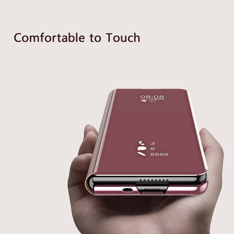 Flip Cover Samsung Galaxy Z Fold 3 5G Couverture Miroir Flip Cover Samsung Galaxy Z Fold 3 5G Couverture Miroir
