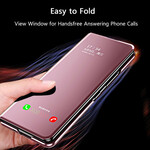 Flip Cover Samsung Galaxy Z Fold 3 5G Couverture Miroir