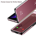 Flip Cover Samsung Galaxy Z Fold 3 5G Couverture Miroir Flip Cover Samsung Galaxy Z Fold 3 5G Couverture Miroir
