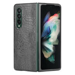 Coque Samsung Galaxy Z Fold 3 5G Simili Cuir Crocodile