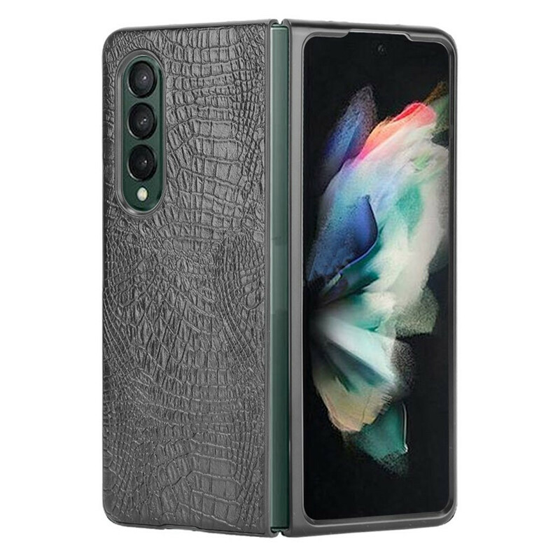 Coque Samsung Galaxy Z Fold 3 5G Simili Cuir Crocodile Coque Samsung Galaxy Z Fold 3 5G Simili Cuir Crocodile