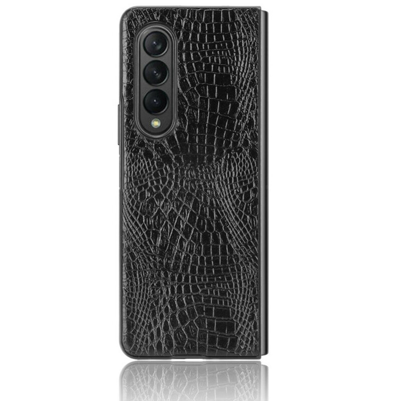 Coque Samsung Galaxy Z Fold 3 5G Simili Cuir Crocodile