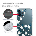 Coque iPhone 13 Pro Fleurs Blanches Coque iPhone 13 Pro Fleurs Blanches