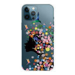 Coque iPhone 13 Pro Jolie Tête Fleurie Coque iPhone 13 Pro Jolie Tête Fleurie