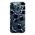 Coque iPhone 13 Pro Souris Noires