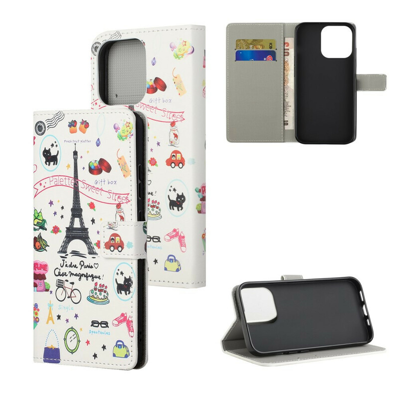 Housse iPhone 13 Pro J'adore Paris Housse iPhone 13 Pro J'adore Paris