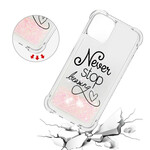 Coque iPhone 13 Pro Max Never Stop Dreaming Paillettes