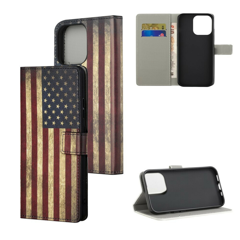 Housse iPhone 13 Pro Drapeau USA Housse iPhone 13 Pro Drapeau USA