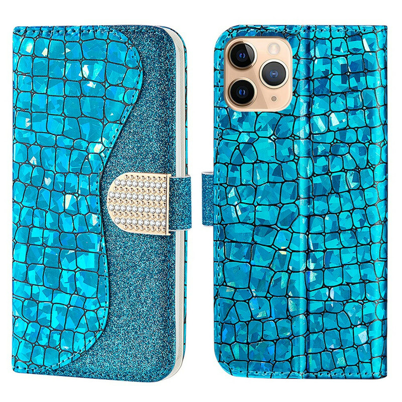 Housse iPhone 13 Pro Max Croco Diamants Housse iPhone 13 Pro Max Croco Diamants