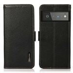 Housse Google Pixel 6 Pro Cuir Litchi KHAZNEH Housse Google Pixel 6 Pro Cuir Litchi KHAZNEH