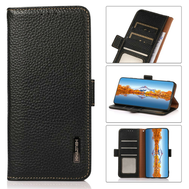 Housse Google Pixel 6 Pro Cuir Litchi KHAZNEH Housse Google Pixel 6 Pro Cuir Litchi KHAZNEH