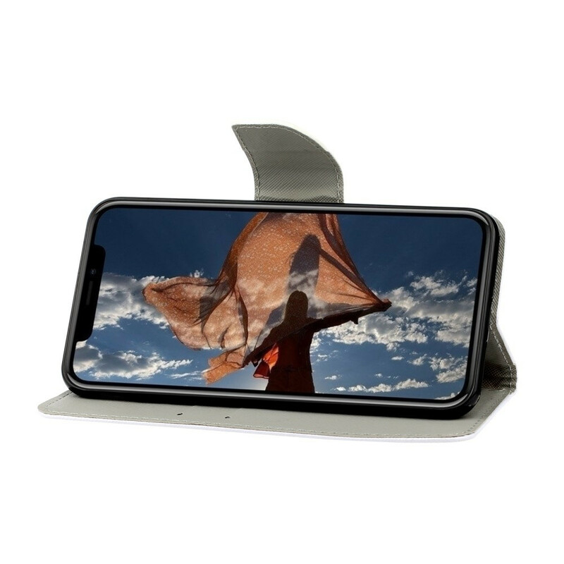 Housse iPhone 13 Pro Variations Papillons à Lanière Housse iPhone 13 Pro Variations Papillons à Lanière