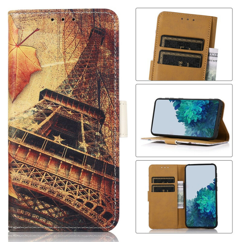 Housse Google Pixel 6 Pro Tour Eiffel En Automne