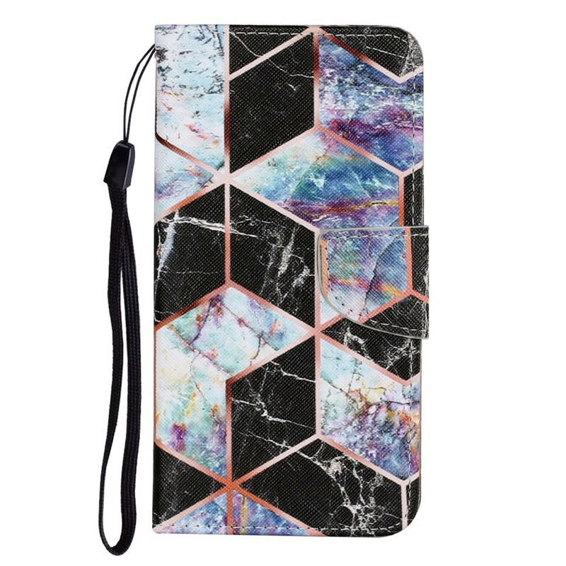Housse iPhone 13 Pro Style Marbre Géométrique Housse iPhone 13 Pro Style Marbre Géométrique