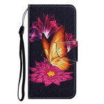 Housse iPhone 13 Pro Papillon et Lotus Housse iPhone 13 Pro Papillon et Lotus