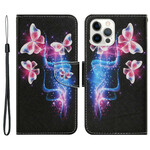 Housse iPhone 13 Pro Papillons Magiques