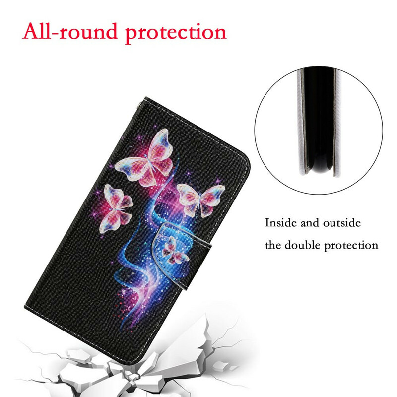 Housse iPhone 13 Pro Papillons Magiques