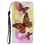 Housse iPhone 13 Pro Papillons et Fleurs d'Été Housse iPhone 13 Pro Papillons et Fleurs d'Été