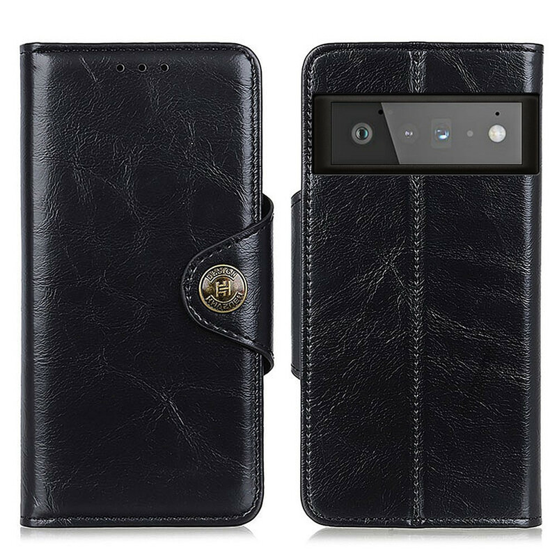 Housse Google Pixel 6 Pro Simili Cuir Brillant KHAZNEH Housse Google Pixel 6 Pro Simili Cuir Brillant KHAZNEH