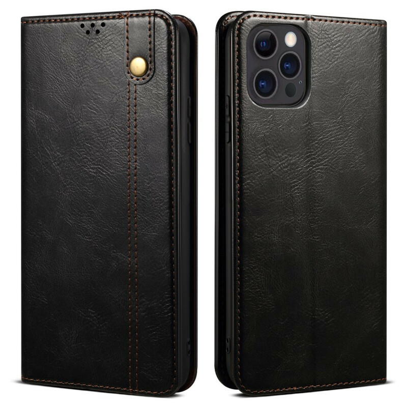 Flip Cover iPhone 13 Pro Simili Cuir Ciré Flip Cover iPhone 13 Pro Simili Cuir Ciré