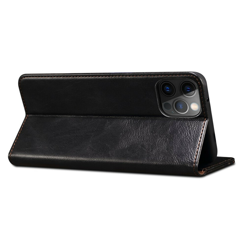 Flip Cover iPhone 13 Pro Simili Cuir Ciré Flip Cover iPhone 13 Pro Simili Cuir Ciré