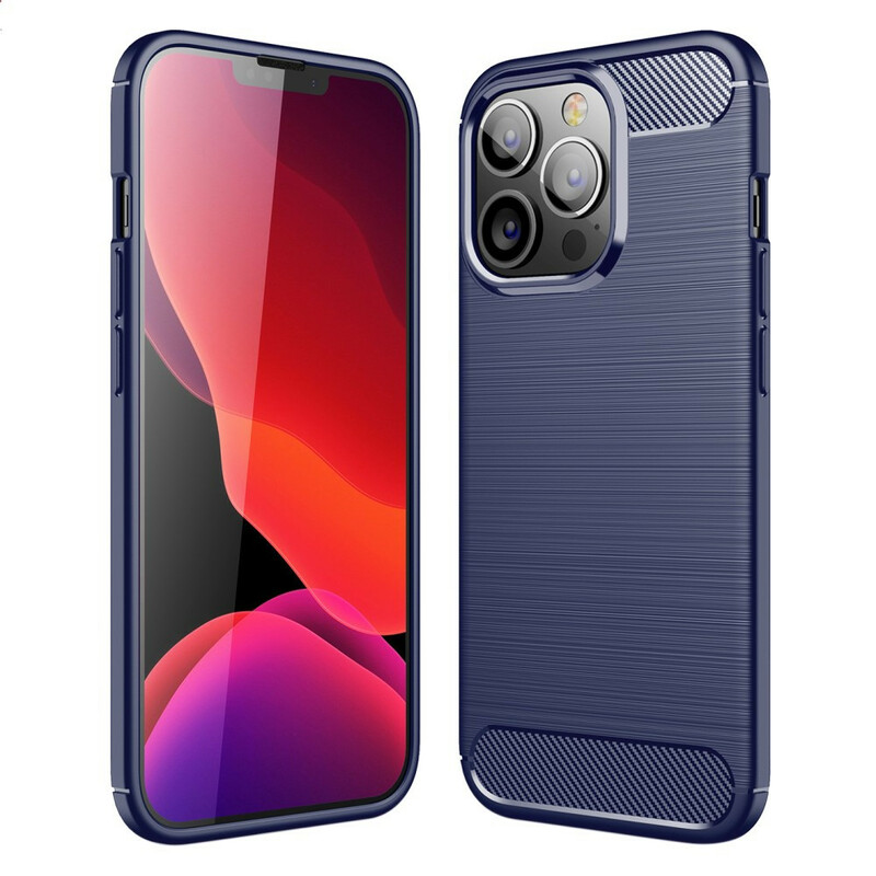 Coque iPhone 13 Pro Fibre Carbone Brossée Coque iPhone 13 Pro Fibre Carbone Brossée