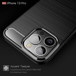 Coque iPhone 13 Pro Fibre Carbone Brossée