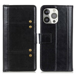 Housse iPhone 13 Pro Effet Cuir Antique Housse iPhone 13 Pro Effet Cuir Antique
