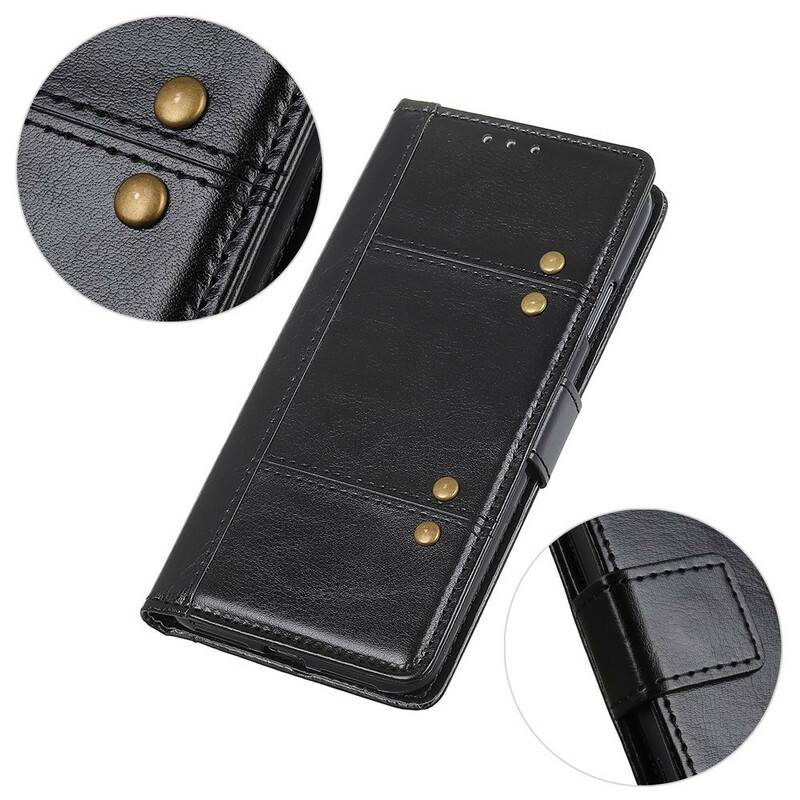 Housse iPhone 13 Pro Effet Cuir Antique Housse iPhone 13 Pro Effet Cuir Antique