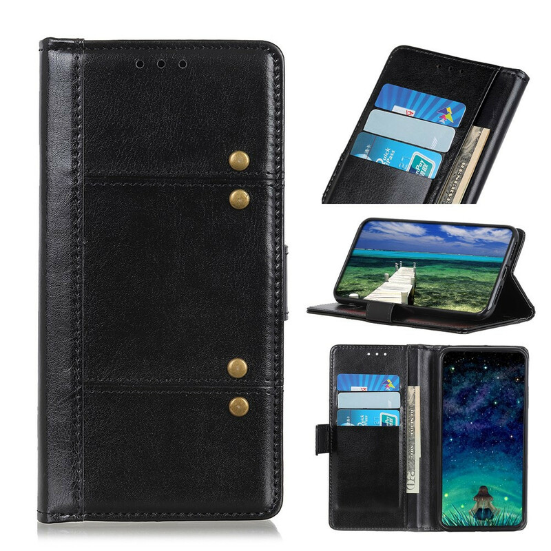Housse iPhone 13 Pro Effet Cuir Antique Housse iPhone 13 Pro Effet Cuir Antique