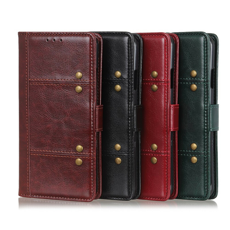 Housse iPhone 13 Pro Effet Cuir Antique Housse iPhone 13 Pro Effet Cuir Antique