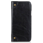 Flip Cover iPhone 13 Pro Vintage Rivets Flip Cover iPhone 13 Pro Vintage Rivets