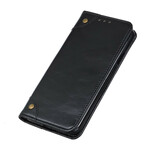 Flip Cover iPhone 13 Pro Vintage Rivets Flip Cover iPhone 13 Pro Vintage Rivets