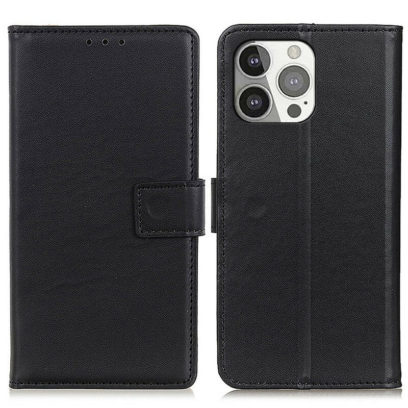 Housse iPhone 13 Pro Effet Cuir Simple Housse iPhone 13 Pro Effet Cuir Simple