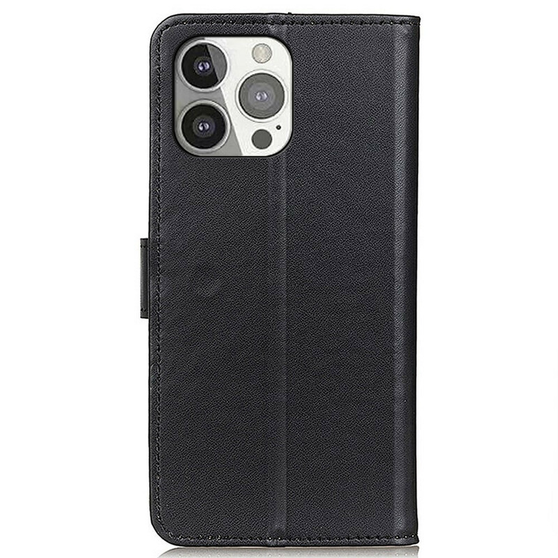 Housse iPhone 13 Pro Effet Cuir Simple Housse iPhone 13 Pro Effet Cuir Simple