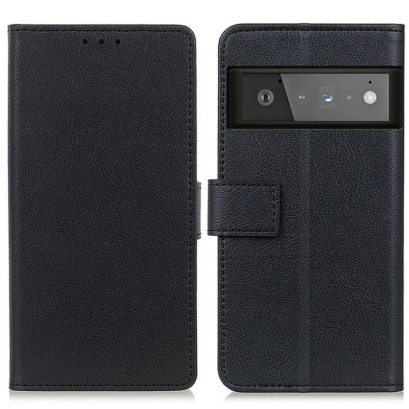 Housse Google Pixel 6 Pro Effet Cuir Brillant Simple Housse Google Pixel 6 Pro Effet Cuir Brillant Simple