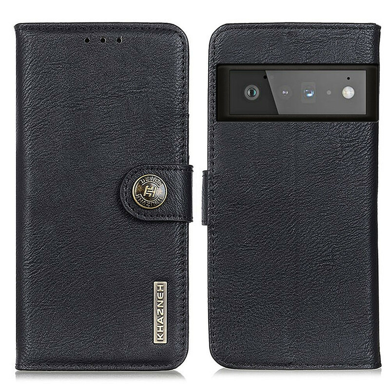 Housse Google Pixel 6 Pro Simili Cuir KHAZNEH Housse Google Pixel 6 Pro Simili Cuir KHAZNEH