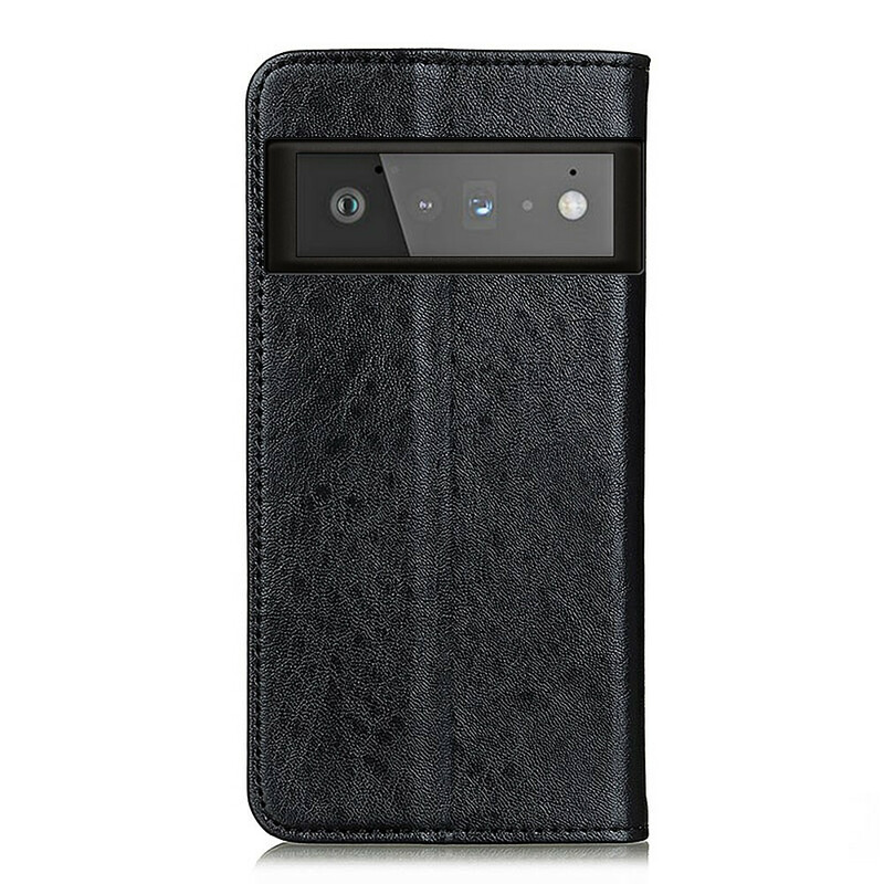 Flip Cover Google Pixel 6 Pro Cuir Fendu Texturé Flip Cover Google Pixel 6 Pro Cuir Fendu Texturé