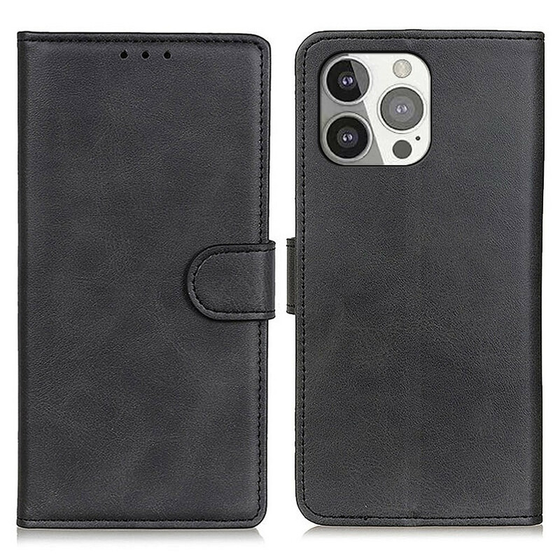 Housse iPhone 13 Pro Effet Cuir Mat Rétro Housse iPhone 13 Pro Effet Cuir Mat Rétro