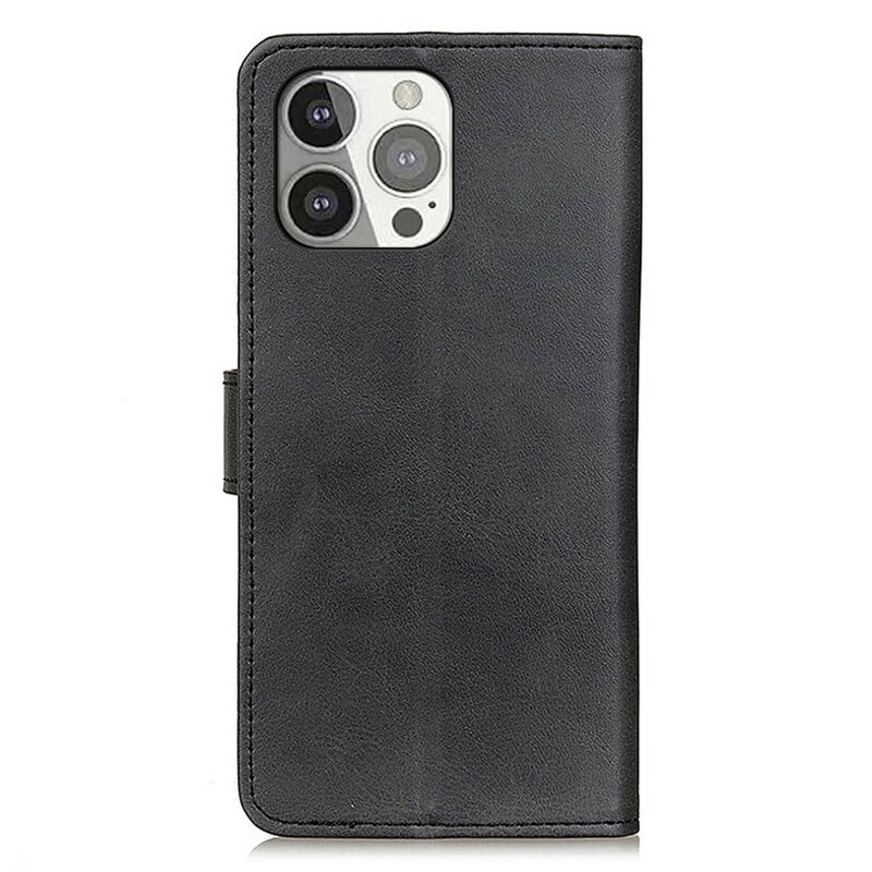 Housse iPhone 13 Pro Effet Cuir Mat Rétro Housse iPhone 13 Pro Effet Cuir Mat Rétro